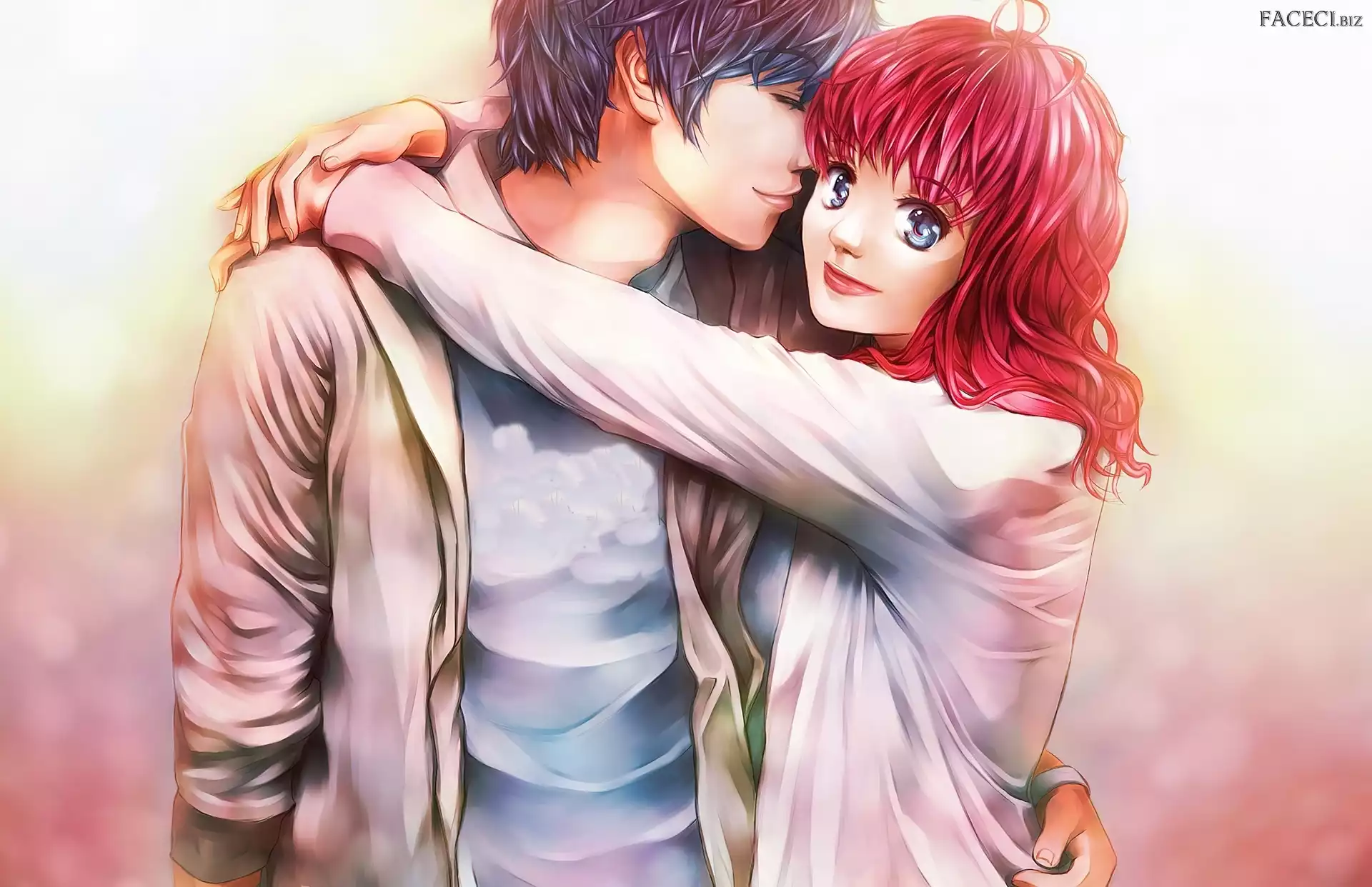 Chłopak, Manga Anime, Dziewczyna, Miłosne