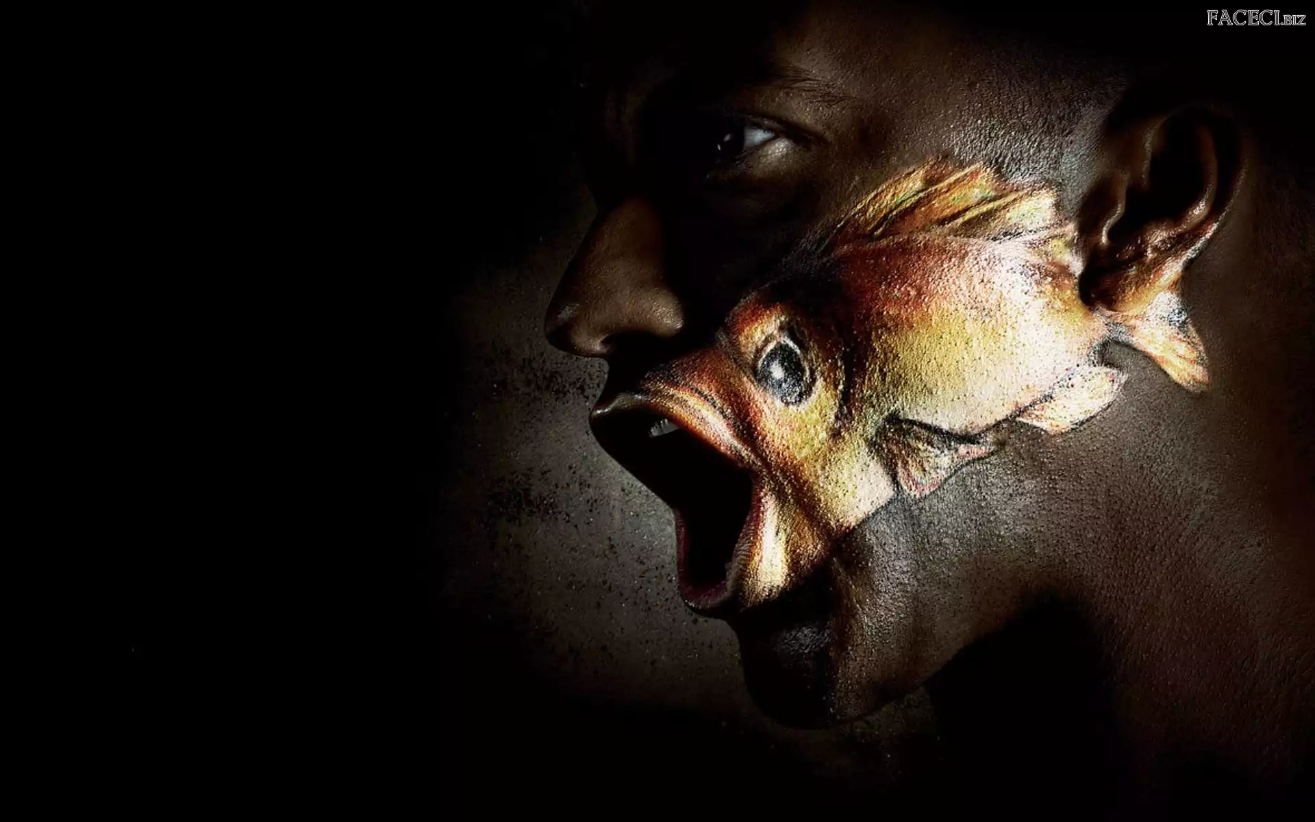 Ryba, Mężczyzna, Twarz