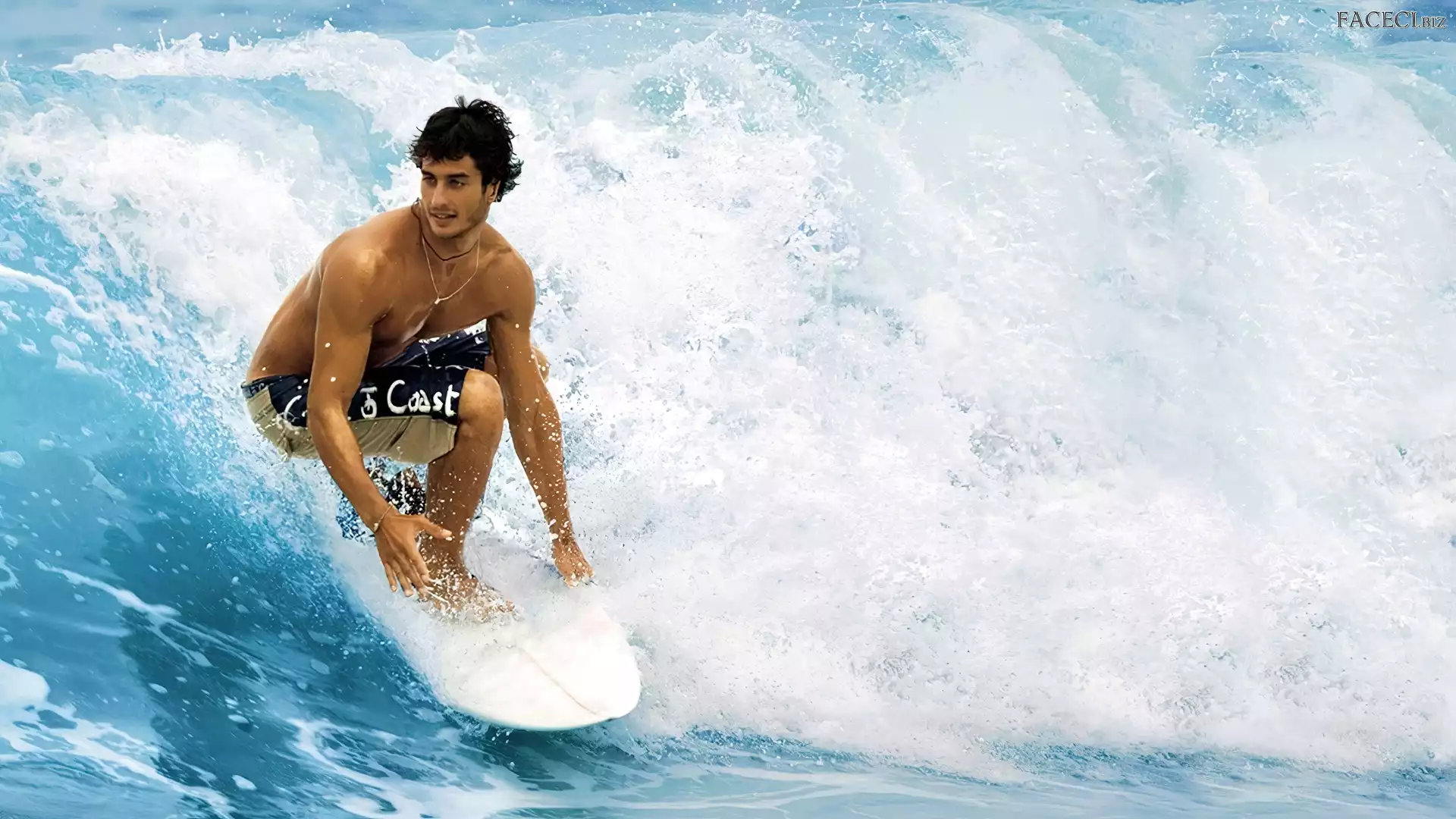 Fala, Surfing, Mężczyzna